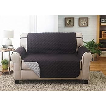 Couch Guard Loveseat Cover Sofa Slipcover Furniture Protector Shield Protects From Dogs Cats Pets Kids Stains Reversible Quilted With
