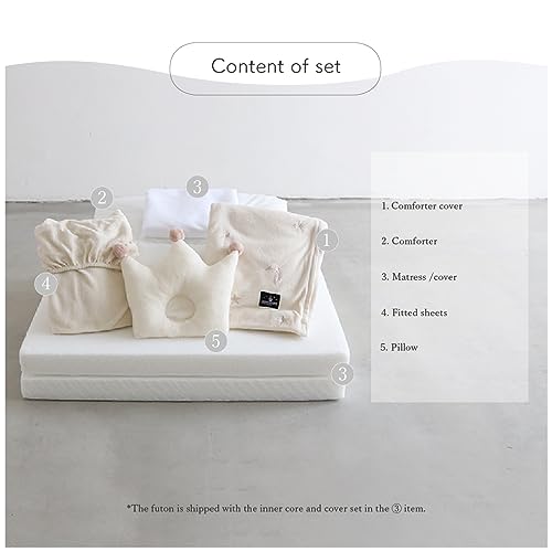 PUPPAPUPO Washable Baby futon Set, Mini Size 23.6" x 35.4" Pricepulse