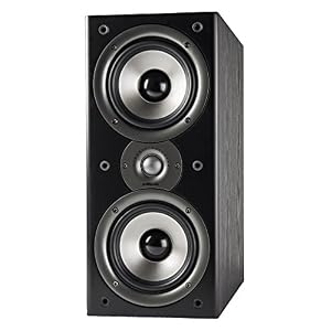 Polk Audio Monitor 40 Series II Bookshelf Speaker (Black, Pair) – Big Sound, High Performance | Perfect for Small or…