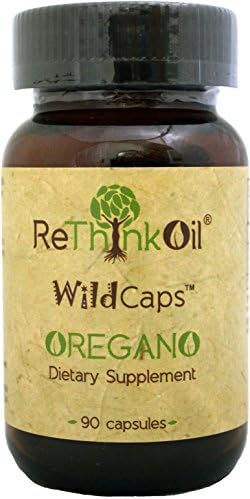 Wild Oregano Oil Capsules (with coconut oil) - 90 count. Vegetarian, Soy &amp; Gluten free.