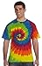 Tie-Dye Adult 5.4 oz., 100% Cotton T-Shirt XL RASTA WEB