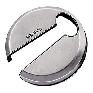 EZBASICS Wijnfolie snijder, roestvrij staalsnijder, magnetisch ontwerp, geschenkpakket