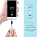 SHARLLEN MFi Certified iPhone Charger Cable, 3 Pack 6FT Long Nylon Braided USB Fast Charging&Syncing Lightning Cable Cell-Phone Cord Compatible iPhone XS/Max/XR/X/8P/8/7/7P/6/5/iPad/iPod Black&White