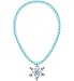 Snow Queen Elsa Princess Party Dress Costume with Accessories (7-8, Style 2)