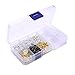 Supla 10 Styles Earring Back Clips Bullet Shape Earring Backs Butterfly Metal Rubber Plastic Secure Earring Backs for Safety, 1040 Pieces