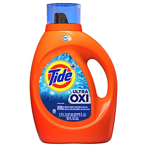 Tide Ultra Oxi Laundry Detergent Liquid Soap, High Efficiency (He), 59