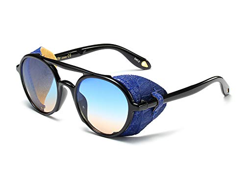 round glasses with side shields