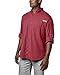 Columbia Men's PFG Tamiami II Long Sleeve Shirt , Sunset Red, Small
