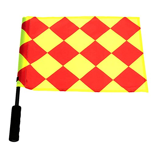 The World Cup Soccer Referee Flag Play Sports Match Football Linesman Competition Equipment Soccer Referee Flags Red/Yellow Premium Rotating Fashion Sport Soccer soccer ball soccer referee training - Thumbnail 7