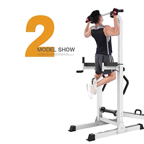 Fitness-Equipment-Dip-Station-Free-Standing-Pull-up-Bar-Stand-Power-Tower-with-Treadmill-Multi-Function-for-Home-Gym-660-Weight-Capacity