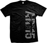 AR-15 Silhouette Men's T-shirt, 2nd Amendment Gun Rights AR15 Design Men's Tee (Black)