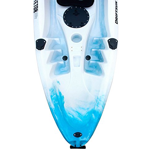 Driftsun Teton 120 Hard Shell Recreational Tandem Kayak, 2 or 3 Person