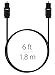 Fosmon Premium Toslink to Toslink Digital Optical Fiber Audio Cable - (6 feet) (6 Feet - 4 Pack)