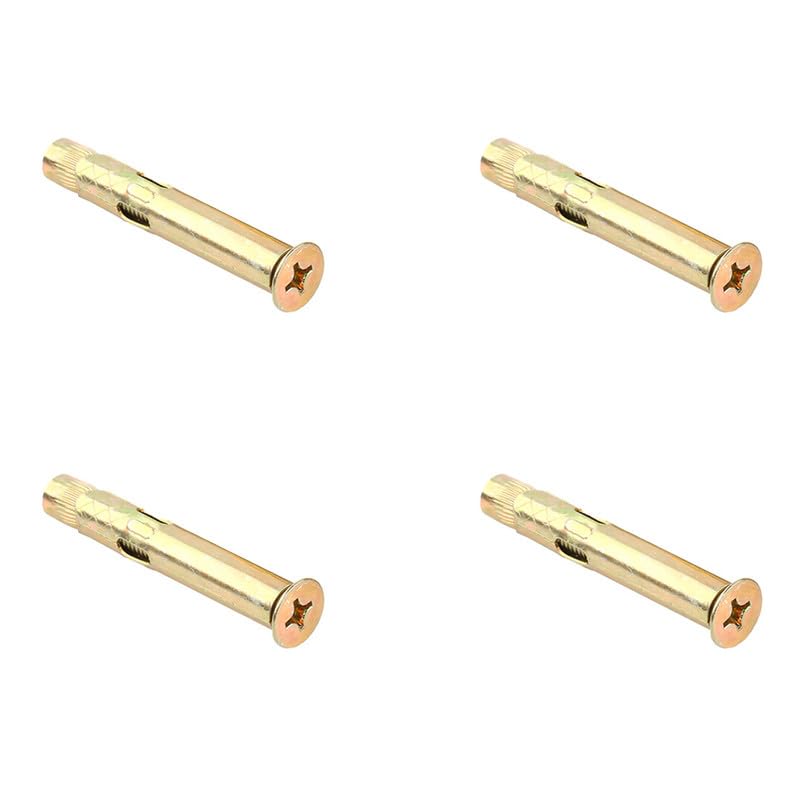 4Pcs M10 Carbon Steel Expansion Bolts,Stainless Steel Cross Head Expansion Bolts 80mm