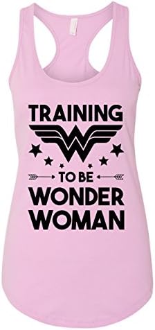 RBCC Women’s Next Level Ideal Racerback Tank Top “Training to be Wonder Woman”