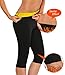 SEXYWG Women Sweat Capri Slimming Pants Hot Thermo Neoprene Sauna Leggings Shapewear, Black, Large