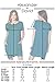 Alexander + David A+D® Womens Casual Jersey Shortslv Swing Tunic Dress w/Pockets (Black, Small)
