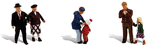 Woodland Scenics HO Scale Scenic Accents Figures/People Set Young & Old (6)