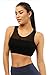 Mesh Straps Sports Bra Padded Comfort Support Yoga Bras Top for Women Workout Fitness