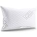 Premium Luxury Pillows for Sleeping - Shredded Memory Foam Adjustable Firm or Soft Loft Standard Queen or King Pillow Cooling Removable Cover - Side Sleepers, Back Sleepers