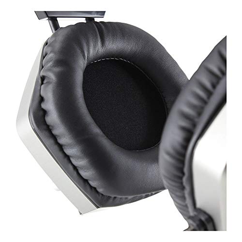 White-Shark-Lion-Auriculares-Gaming-Pc-con-Microfono-Iluminacion-LED-50mm-Diadema-USB