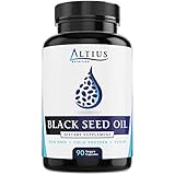 Best Black Seed Oil Capsules - Vegan, Cold Pressed, Non-GMO - Nigella Sativa Black Cumin Seed Oil - Super Antioxidant for Immune Support, Joints, Digestion, Hair & Skin - 90 Liquid Capsules