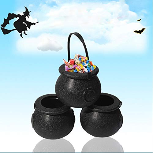 Ioffersuper 24 Pcs Mini Trick or Treat Halloween Plastic Candy Buckets, Candy Holders for Halloween Party Decoration, Pumpkin Style (S) - Thumbnail 4