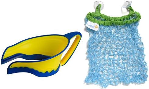 Lil' Rinser Splashguard Shampoo Rinser &amp; Bath Bag, Yellow