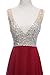 HEAR Women's V Neck Long Prom Dresses Backless Party Evening Dress Hear051 Champagne 10