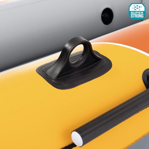 Barca Hinchable, Modelo Challenger 2, Mide 236x114x41 cm, Máx. 200 kg, para Dos Personas, Incluye remos, Bomba de inflado Manual, Parche reparación, 3 cámaras de Aire (66312)