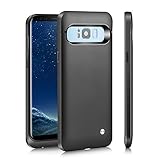 Galaxy S8 Plus Battery Case,FIDEA 5000mAh Rechargeable Slim External Battery Case,With Rechargeable External Battery,Portable Charger Power Bank Cover for Samsung Galaxy S8+ (Gray)