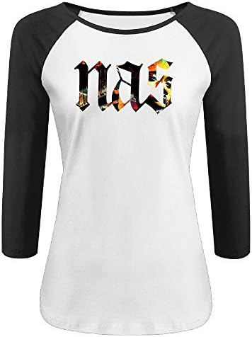 KONGYII Women's Nas O Neck Raglan Tshirts