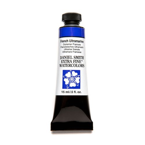 Daniel Smith Extra Fine Watercolor 15ml Paint Tube, French Ultramarine