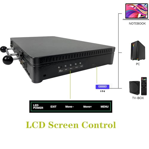 Portable 20000 in 1 Metal Box 3D Arcade Game Console, 22 inch Screen Retro Electronic Game Console, with Search/Hide/Save/Load/Pause Functions