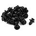 uxcell 25 Pcs Plastic Push in Car Bumper Fender Door Rivets Clip 10mm Hole