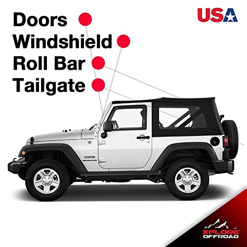 20 Torx Screws fits Jeep Wrangler OEM Replacement Bolts CJ YJ TJ