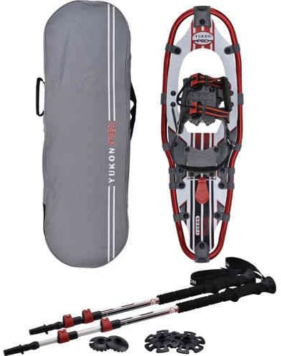 Yukon Charlies Pro Ii Mens Aluminum Snowshoe Kit 9 Inches X 30 Inches Lightweight Pu Coated