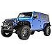 EAG JK Front + Rear Fender Flares with LED Turn Signal Lights Offroad Fit for 2007-2018 Jeep Wrangler