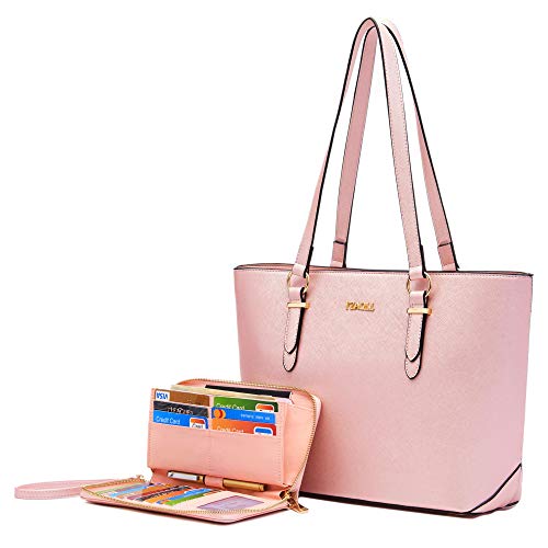 pink purse and wallet set