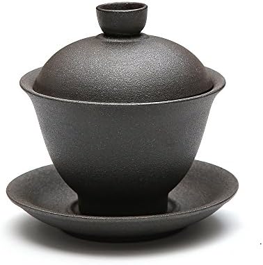 TANGPIN Japanese Black Ceramic Teapot Gaiwan Tea Cup