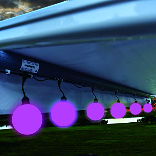 Areful Globe String Lights, 12FT RV Awning Lighting Strand with LED G40