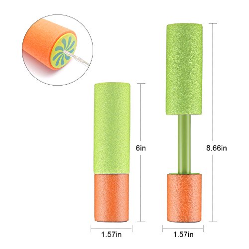 image for AXAYINC 6 Pack Foam Water Gun Toy Children Summer Swimming Pool Beach 