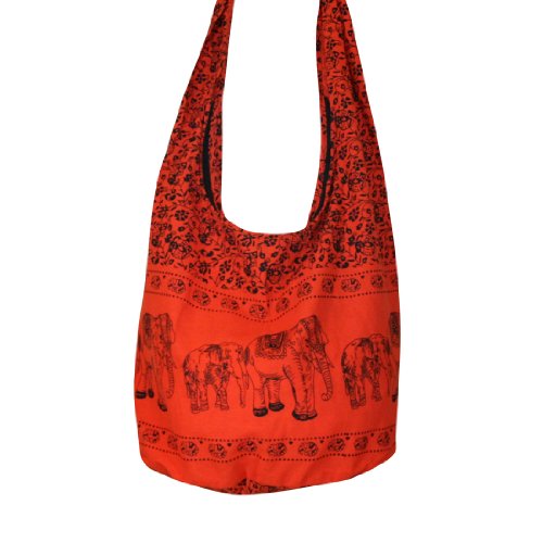 Tonka Cotton Shoulder Bag Cotton Elephant Original Print Sling Bag