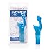 CalExotics Original Butterfly Kiss Vibrator - Multi-Speed Waterproof Vibe – Adult Sex Toys for Couples - Clitoral G Spot Massager – Blue