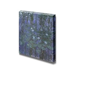 Water Lilies by Claude Monet Print Famous Painting Reproduction