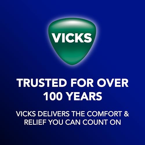 Vicks Warm Steam Vaporizer, Small to Medium Rooms, 1.5 Gallon Tank – Warm Mist Humidifier for Baby and Kids Rooms with Night Light, Works with Vicks VapoPads and VapoSteam