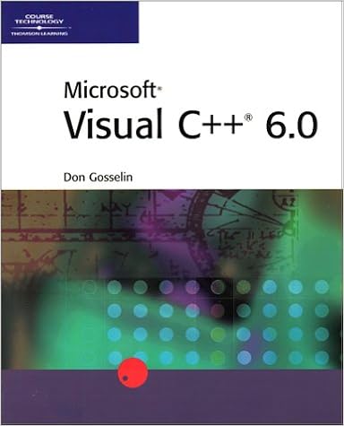 Microsoft Visual C 6 0 Gosselin Don Amazon Com Books