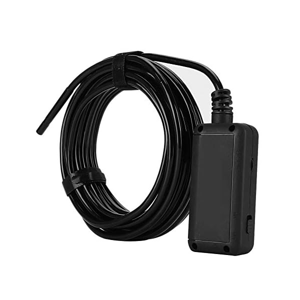 Socobeta WiFi Network Borescope Inspection Endoskopkamera IP67 Weitwinkel-6-LEDs für Smartphones mit APP-Steuerung(2m…