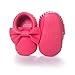 C&H Baby Boys Girls Soft Soled Tassel Bowknots Crib Infant Toddler Prewalker Moccasins Shoes