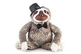 Fancy Friends Sloth Stuffed Animal: These Stuffed Sloth Plush Toys Come With a Tophat, Monocle & Bowtie- Perfect for Children or Adults | Great Party Gift or Bedtime Friend for Boys & Girls | 14